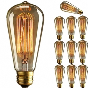 Kingso 2db 110v 60w Edison Retro Sorozat Volfrám Lámpa Egyenes Vezeték