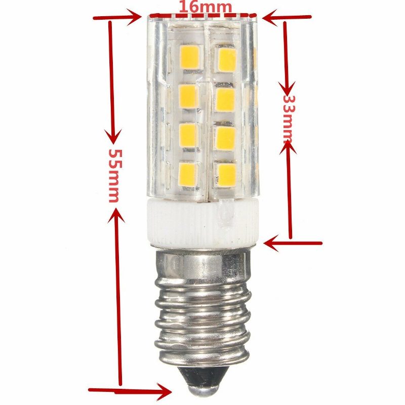 Kingso E14 5w Led Izzó 2835 35smd 430lm Nem Szabályozható Meleg Fehér Tiszta Kukorica Fény Lámpa 360 Fokos Sugárzási Szög 240v Ac