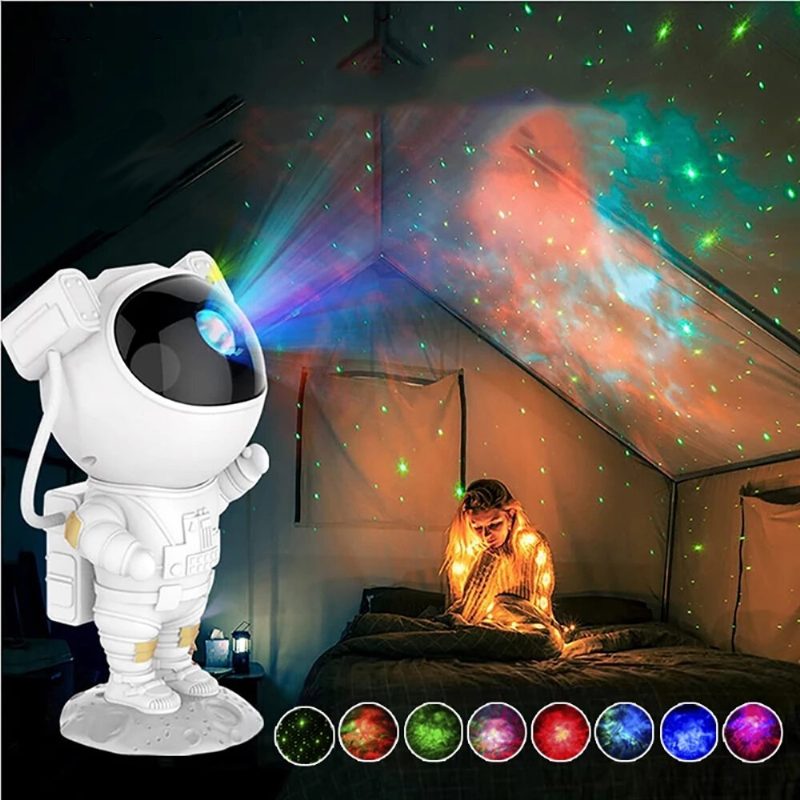 Szín: 1 film - LED Galaxy projektor 7 az 1-ben Planetárium projektor  Éjszakai fény csillag projektor lámpa gyerekeknek