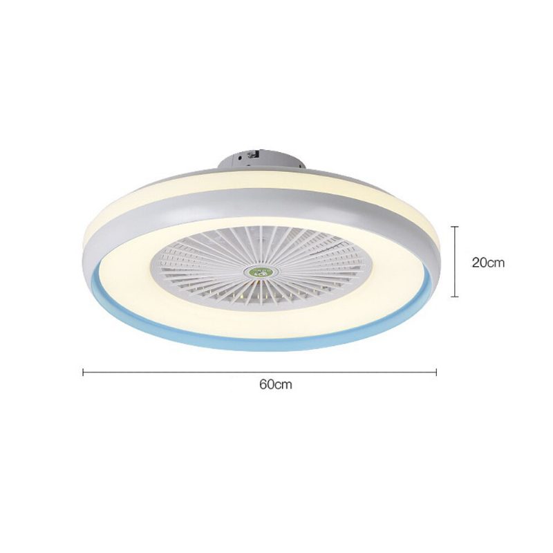 Mennyezeti Ventilátor Világítással Led Lámpával 3 Színhőmérsékletű Állítható Szélsebességű Távirányító Elem Nélkül Modern Led Lámpa Hálószoba Nappali Étkezőbe