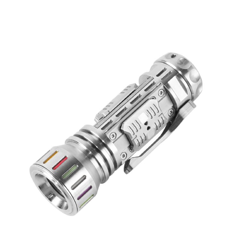 Meote Fm2 Sfs80 2360lm 225m Edc Titán Zseblámpa Új Felhasználói Felülettel 14500 Akkumulátoros Mini Led Taktikai Túlélési Eszközök Edc Kollekciók Kültéri Kempingezéshez Vadászat Horgászathoz