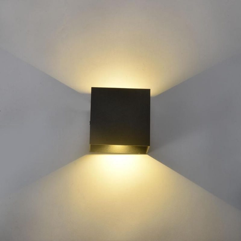 Modern 12 W-os Cob Led Felfelé Lefelé Fali Lámpa Vízálló Ip65 Kültéri Nappali Folyosóhoz Ac85-265v