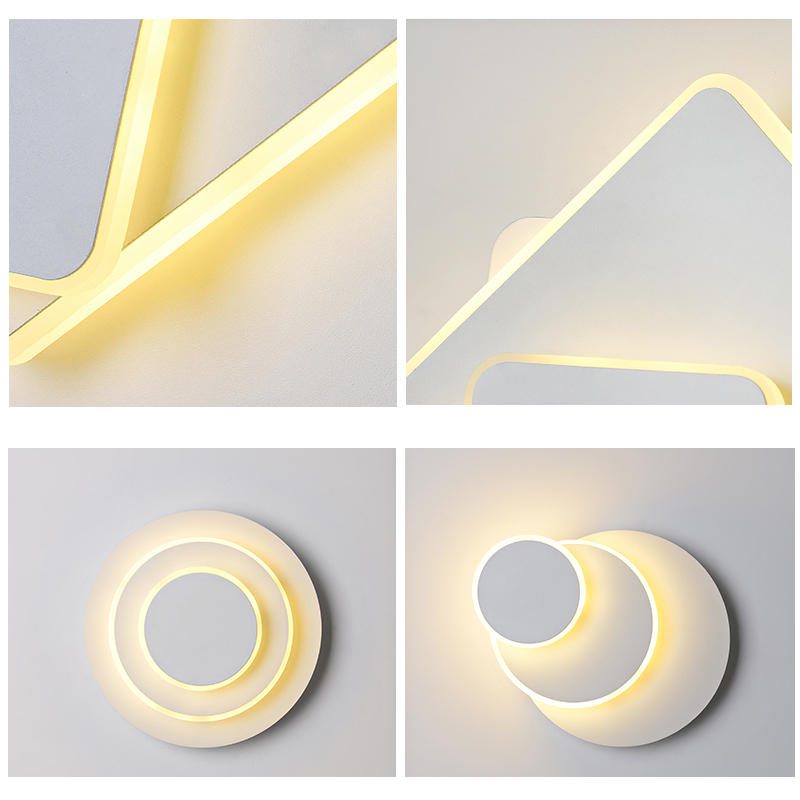 Modern 300°-ban Forgatható Led-es Fali Lámpa Sconce Light Hotel Hálószoba Éjjeli Folyosó