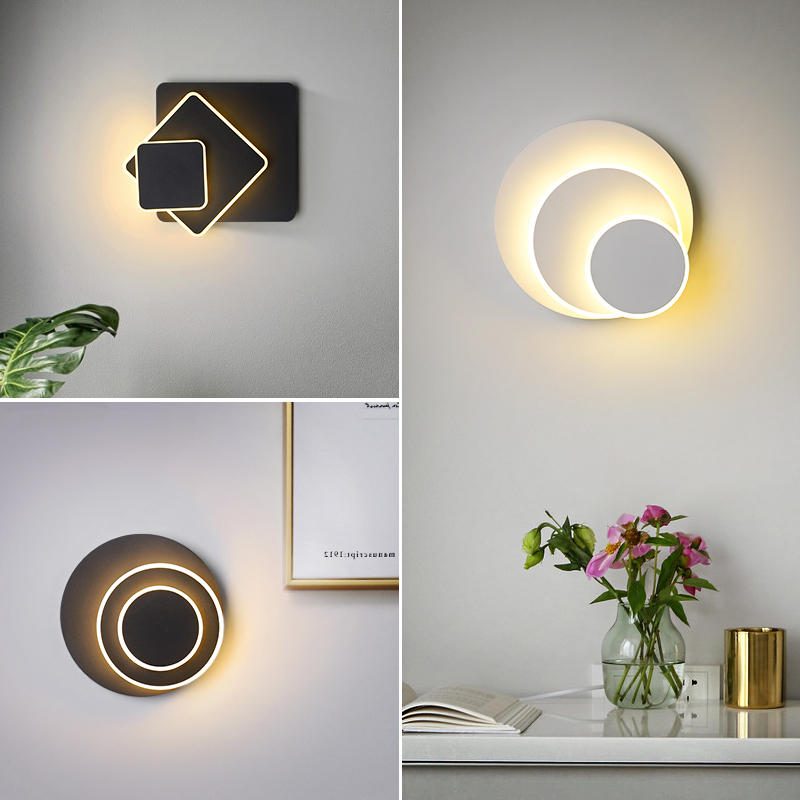 Modern 300°-ban Forgatható Led-es Fali Lámpa Sconce Light Hotel Hálószoba Éjjeli Folyosó