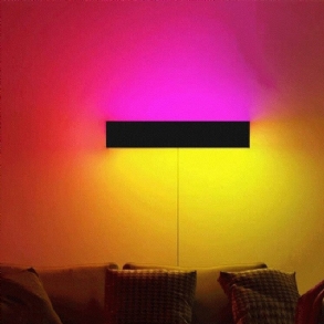 Modern Minimalista Rgb Led Symphony Fali Lámpa Hálószoba Nappali Éjjeli Hangulatú Távirányítóval