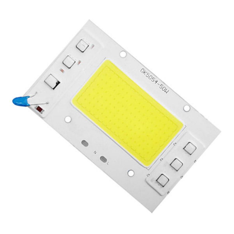 Nagy Teljesítményű Ac220v 50w Fehér/meleg Fehér Cob Led Lámpa Chip Barkácsolás Reflektorhoz