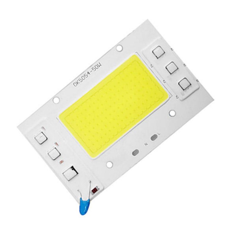 Nagy Teljesítményű Ac220v 50w Fehér/meleg Fehér Cob Led Lámpa Chip Barkácsolás Reflektorhoz