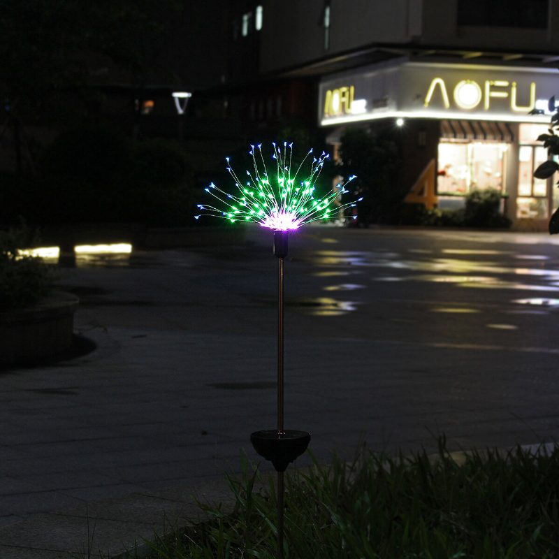 Napelemes Tűzijáték Füzér 90/120/150 Led Lámpa Kültéri Kerti Parti Karácsonyi Díszek Fények