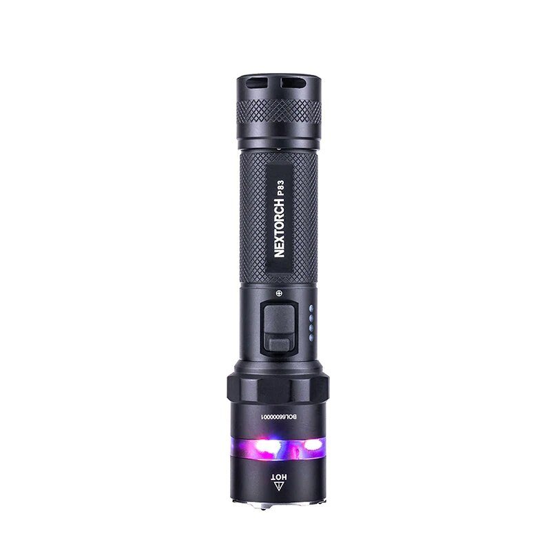 Nextorch P83 Többfényforrású Egylépcsős Strobe Taktikai Zseblámpa 1300lm 280m Nagy Teljesítményű 18650 Type-c Usb Újratölthető Led