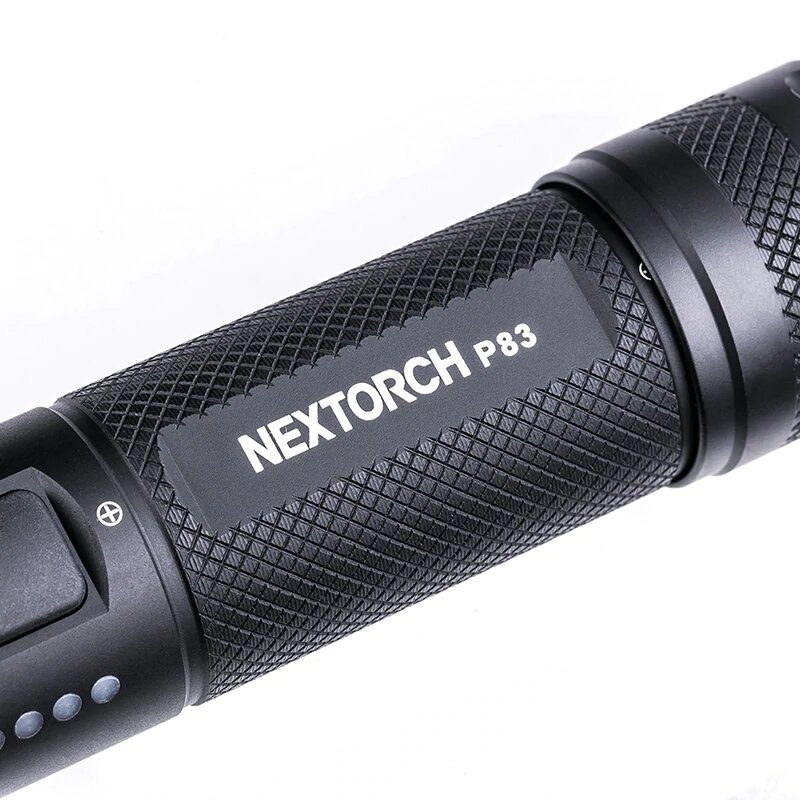 Nextorch P83 Többfényforrású Egylépcsős Strobe Taktikai Zseblámpa 1300lm 280m Nagy Teljesítményű 18650 Type-c Usb Újratölthető Led