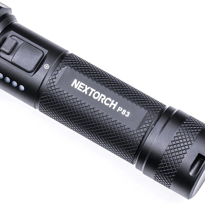 Nextorch P83 Többfényforrású Egylépcsős Strobe Taktikai Zseblámpa 1300lm 280m Nagy Teljesítményű 18650 Type-c Usb Újratölthető Led