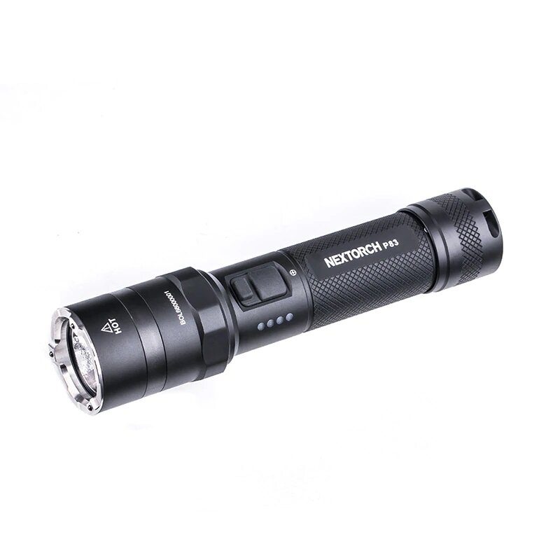 Nextorch P83 Többfényforrású Egylépcsős Strobe Taktikai Zseblámpa 1300lm 280m Nagy Teljesítményű 18650 Type-c Usb Újratölthető Led