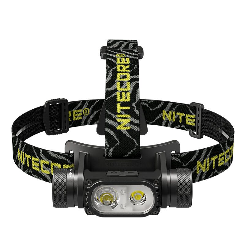 Nitecore Hc68 2000 Lumen Fényszóró 3500mah 18650 Usb Újratölthető Fókuszálható Ip68 Vízálló 2m Ütésálló Fejlámpa