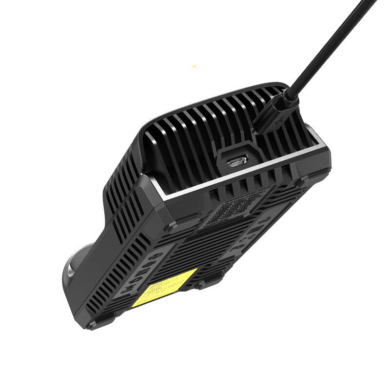 Nitecore Um2 Lcd Kijelző 5v/2a Lítium Akkumulátor Töltő Usb Qc Smart Rapid Aa Aaa 18650 21700 26650