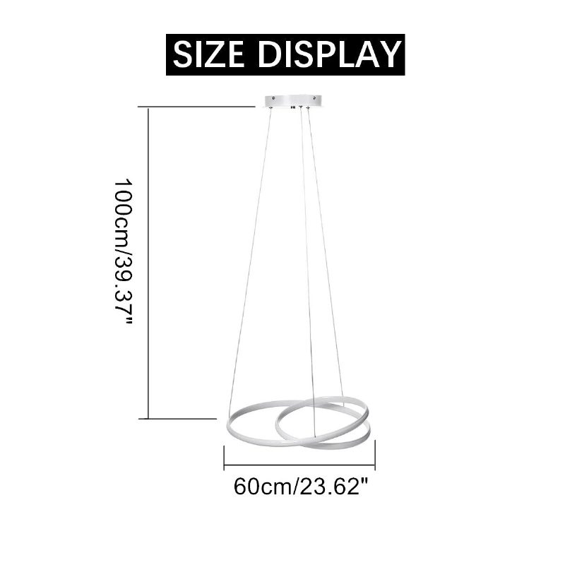 Nordic Led Függőlámpa Mennyezeti Lámpa Otthoni Étkező Szabályozható Lámpatest Dekorációval