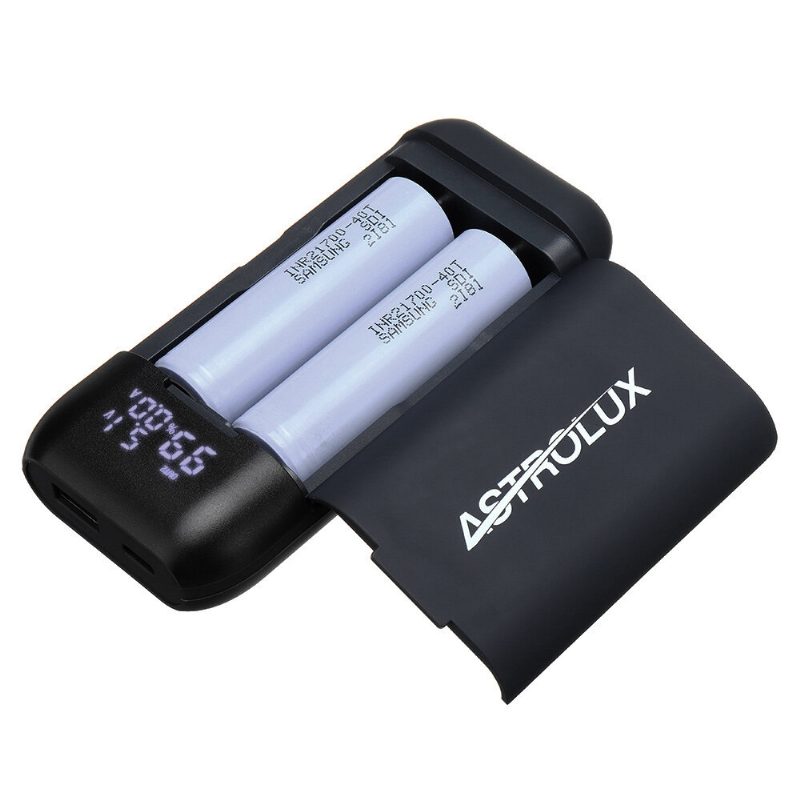 Pd2 Type-c 18w Qc3.0 Pd3.0 Gyorstöltő Usb Akkumulátortöltő Zseblámpa Rc Telefon Power Bank Intelligens Akkumulátortartó Doboz Li-ion 21700/20700/18650