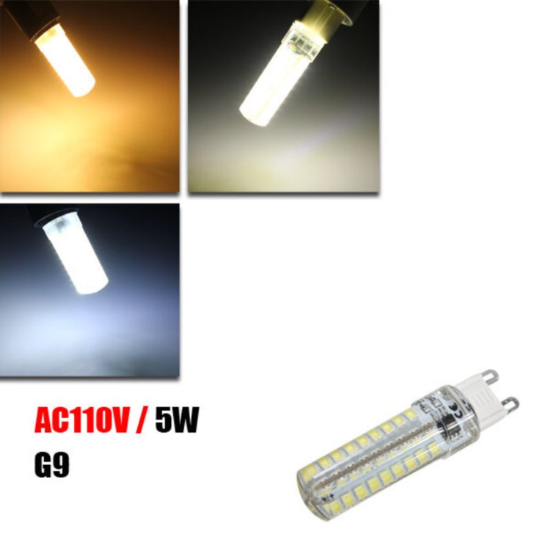 Szabályozható G9 5w 72 Smd 2835 370lm Led Kerámia Burkolat Kukorica Izzó Ac 110v