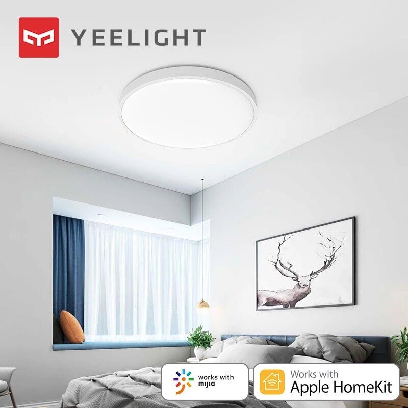 Yeelight Xianyu C2001c450 50w Ac220v Intelligens Mennyezeti Lámpa Pure White Edition Bluetooth Remote App Hangvezérlésű Homekittel (ökológiai Lánc Márka)