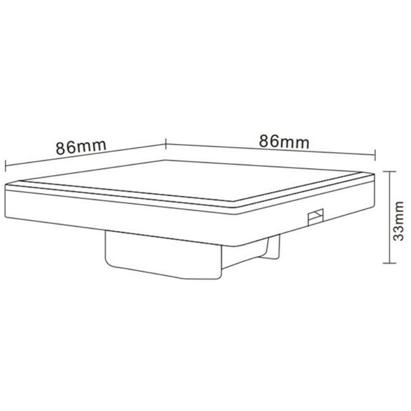 Zj-trbm-rgbw-a Bluetooth Mesh Rgbw Touch Remote Panel Dimmer Controller Munka Az Amazon Alexa Google Home Ac100-240v Segítségével