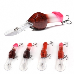 1 Db 85 mm-es 27 G-os Big Minnow Hard Horgászcsali Búvárkodás 2-3m Swimbait Funny Rattle Csali Crankbait Spinner Bass Trible Hooks Ajándék Férfiaknak