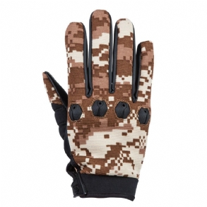 1 Pár Tactical Full Finger Kesztyű Pu Légáteresztő Csúszásgátló Puha Kerékpározáshoz Lovagláshoz Szabadtéri Sportokhoz Vadászatokhoz