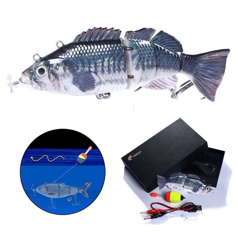 14 cm-es 53 G-os Elektromos Horgászcsalik Usb Újratölthető Csalik Multi Swimbaits Hard Lures Horgászfelszerelés