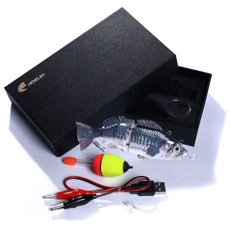 14 cm-es 53 G-os Elektromos Horgászcsalik Usb Újratölthető Csalik Multi Swimbaits Hard Lures Horgászfelszerelés