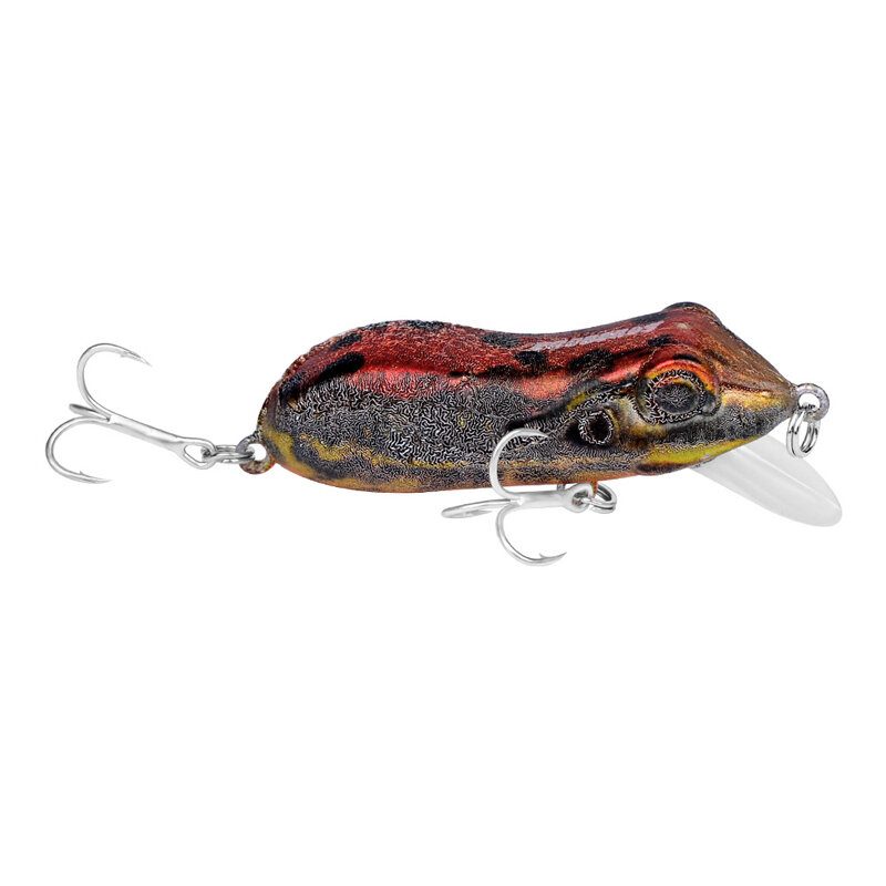 1db 4cm 9.5g Ceruza Popper Horgászcsali Crankbait Wobblerek Műanyag Béka Mesterséges Csali