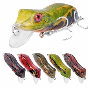 1db 4cm 9.5g Ceruza Popper Horgászcsali Crankbait Wobblerek Műanyag Béka Mesterséges Csali