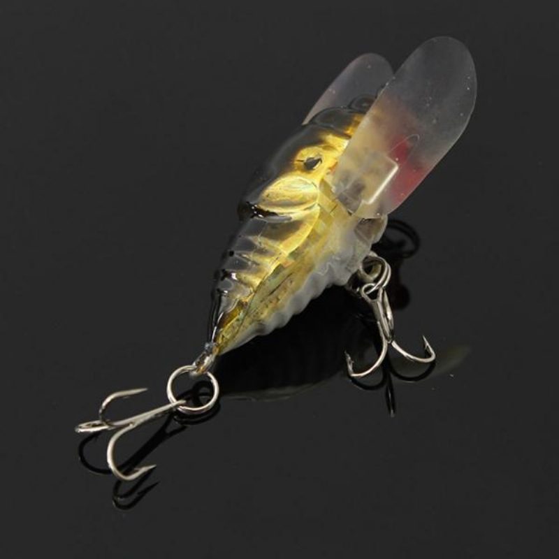 1db Cicada Minnow Horgászcsali Hard Tackle Bait Fishing Hook Bass Crankbaits Horog