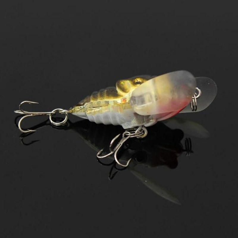 1db Cicada Minnow Horgászcsali Hard Tackle Bait Fishing Hook Bass Crankbaits Horog