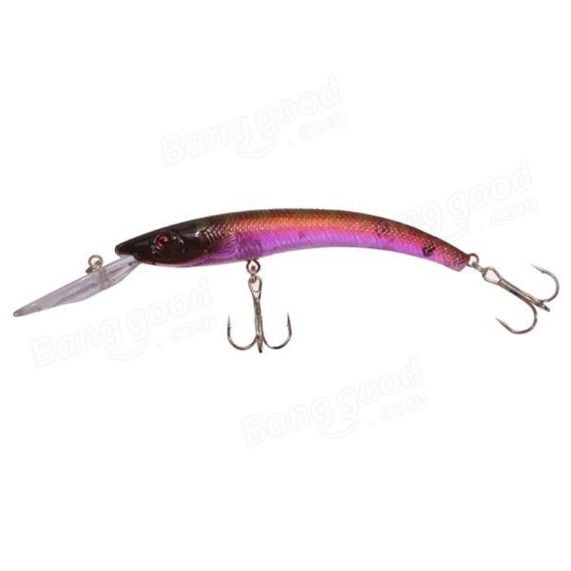 Basszus Horgászcsalik Búvárkodás Crankbaits Minnow Treble Hooks Csali 15.5 cm