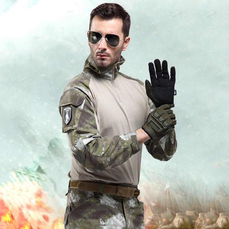 Free Soldier Tactical Full Finger Kesztyű Csúszásgátló Elasztikus Taktikai Kültéri Sportokhoz Kerékpározáshoz Lovagláshoz Vadászathoz