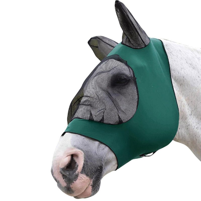 Full Face Anti Uv Fly Horse Mask Fülvédő Armor Mesh