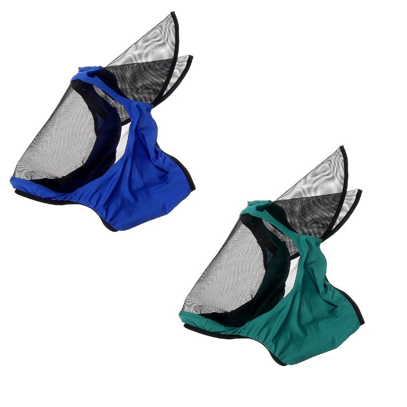 Full Face Anti Uv Fly Horse Mask Fülvédő Armor Mesh