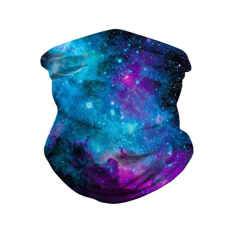 Galaxy Sorozat - Többfunkciós Izzadásgátló Porálló Arcmaszk Sál Balaclava Bandana Fejfedőnyakszárvédő Fejpánt Sportsálcső Alakú Fejfedő Pakolások