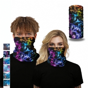 Galaxy Sorozat - Többfunkciós Izzadásgátló Porálló Arcmaszk Sál Balaclava Bandana Fejfedőnyakszárvédő Fejpánt Sportsálcső Alakú Fejfedő Pakolások