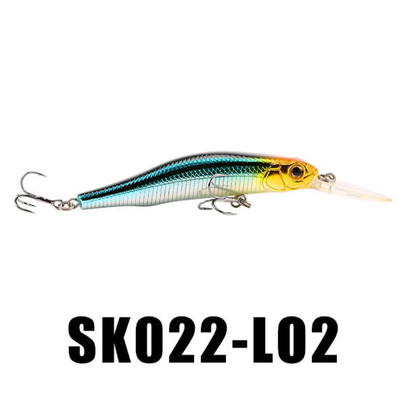 Seaknight Sk022 1db 9g 80mm 0-1.5m Mélységű Minnow Horgászcsali Bkk Horgok Horgász Kemény Csali