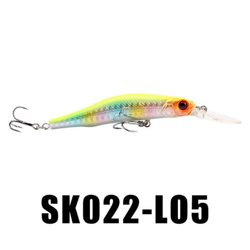 Seaknight Sk022 1db 9g 80mm 0-1.5m Mélységű Minnow Horgászcsali Bkk Horgok Horgász Kemény Csali