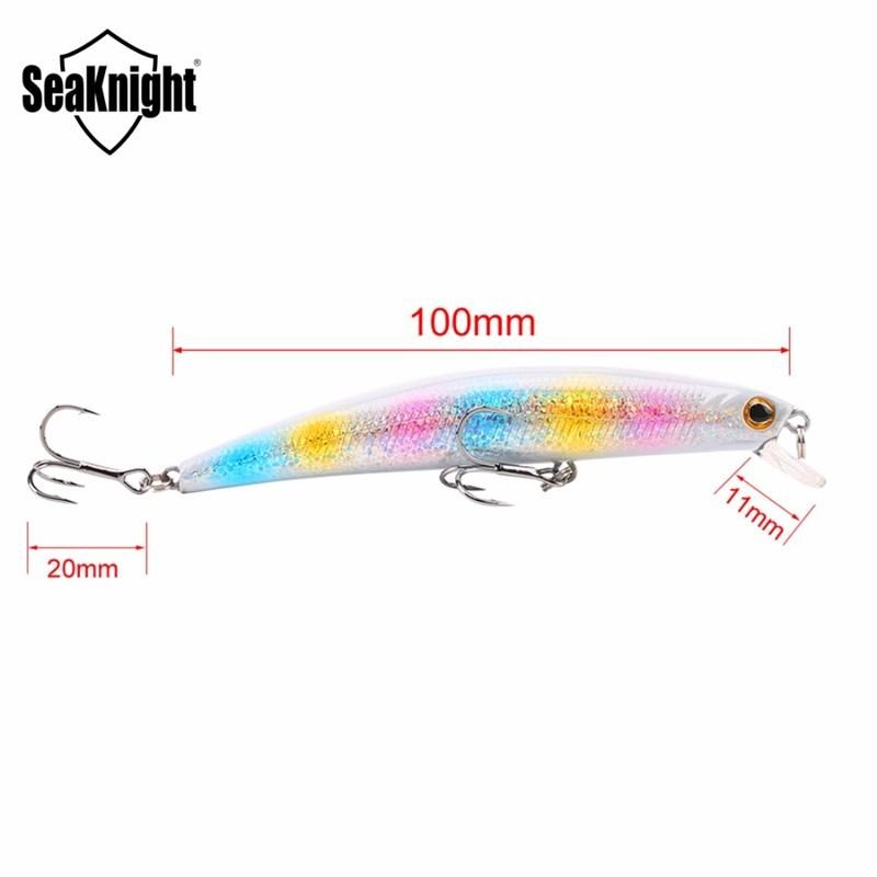 Seaknight Sk025 Minnow 1 Db 11g 100mm 0-0.5m Mélységi Horgászcsali Édesvízi