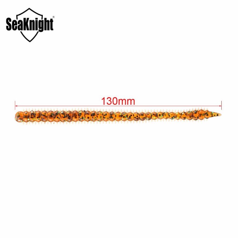 Seaknight Sl009 8db/zsák 3.6g 130mm/5.1in Szilikon Puha Horgászcsali Földigiliszta Százlábú Féregcsali