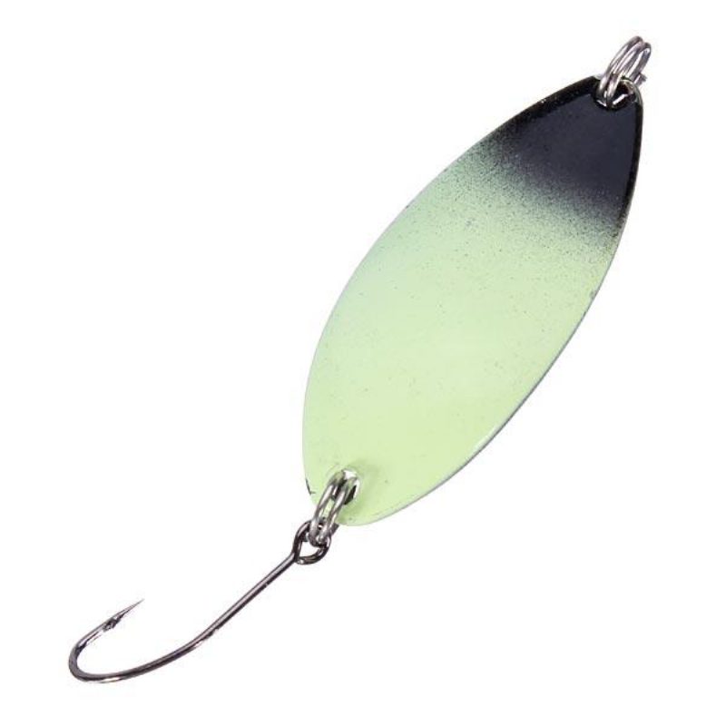 Sequins Lure Bait Luminous Single Hook Spoon Fém Horgászcsali