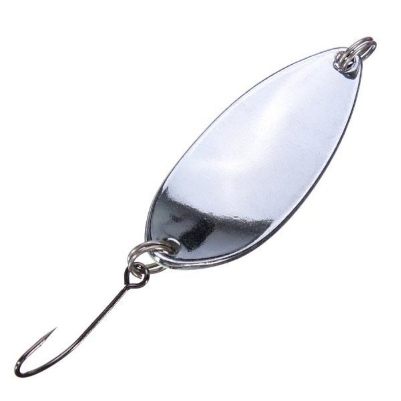 Sequins Lure Bait Luminous Single Hook Spoon Fém Horgászcsali