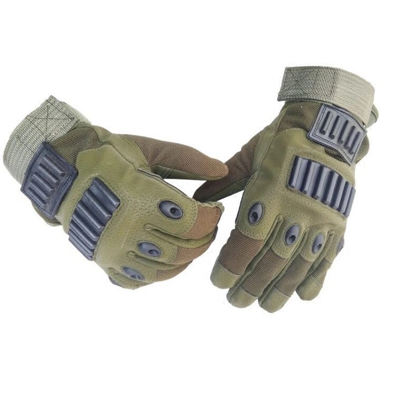 Tactical Full Finger Glove Outdoor Vadászat Sport Kerékpáros Csúszásálló Kesztyű