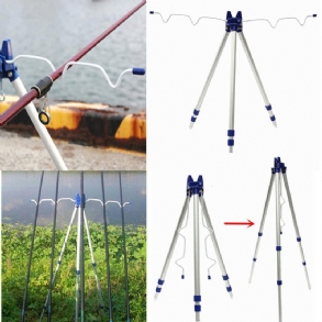 Teleszkópos Horgászbot Tartó Hordozható Horgászeszközök Állványtartó