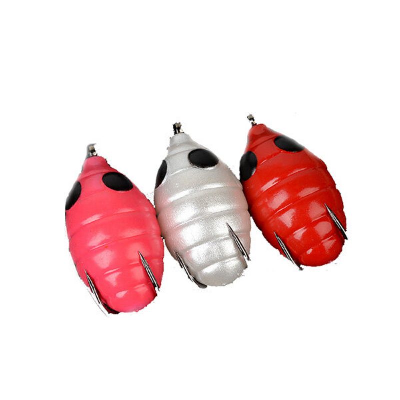 Új Silkworm Chrysalis Egg Shape Fishing Lure High Simulation Soft Horgászcsali