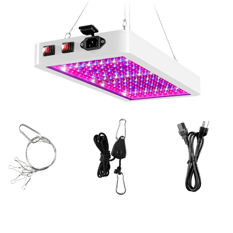 110v~220v 216/312led Grow Light Növényi Lámpa Panel Teljes Spektrum Beltéri Hidroponikus Virágokhoz