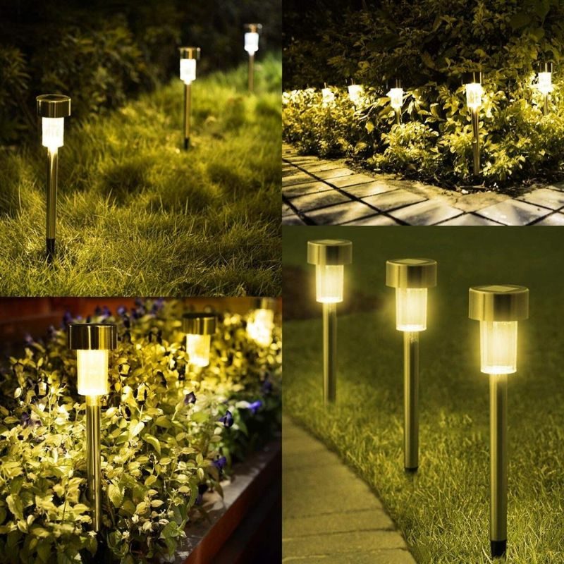 12 Solar Pathway Lights Kültéri Kert