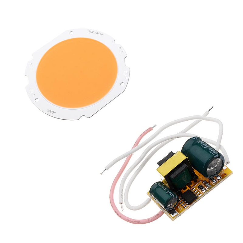 20 W-os Led-es Cob Körkörös Növekedésű Könnyű Chipes Barkácsolás Ac90-240 V-os Meghajtó Tápegységgel Beltéri Növények Virágaihoz