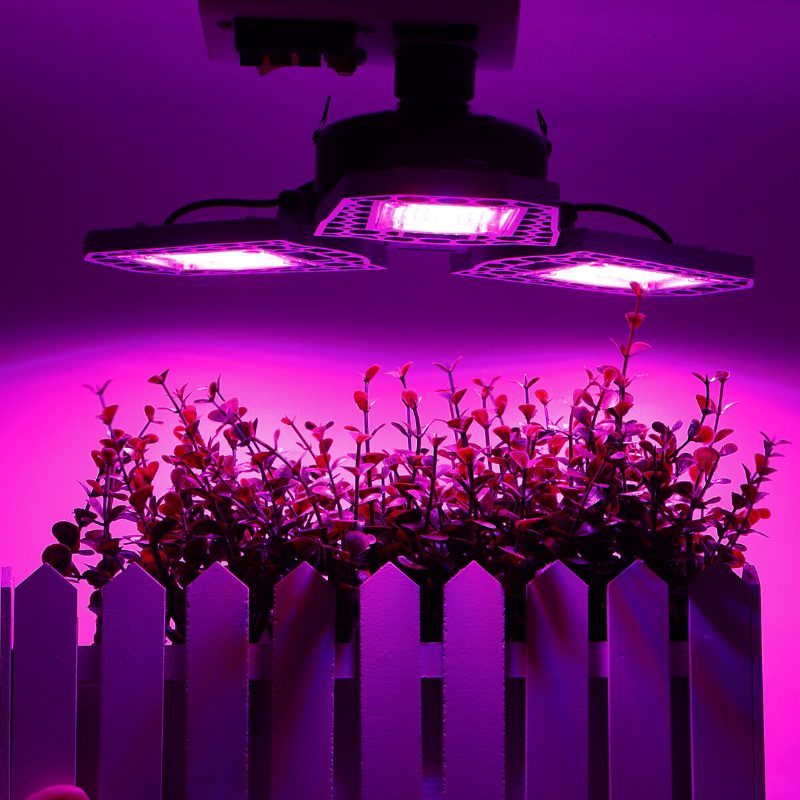 216/297 Led Grow Light Összecsukható Piros És Kék Lámpa Bölcsődei Kiegészítő Lámpához E27 Vízálló Növénynövekedési